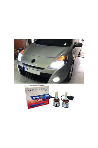 Renault Clio 3 Led Xenon Kısa Far Ampulü H7 Duo Yeni Seri Beyaz 2006-2013
