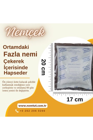 Nemçek Nem Alıcı Tutucu Rutubet Giderici Önleyici Korozyon Önleyici Koku Giderici 250 GR X (10 Paket)