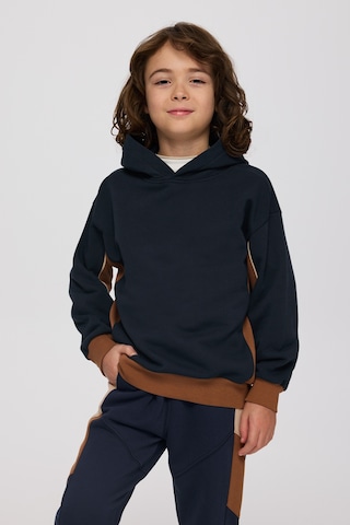 Panço Erkek Çocuk Kapüşonlu Lacivert Sweatshirt