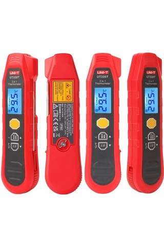 Unı-t Ut 320t 2 Si 1 Arada Dijital Termometre -40 / +300 Derece