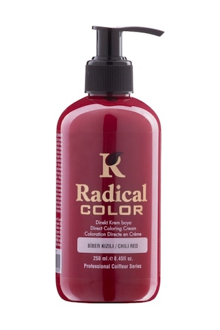 Radical Color New 25/chilired Amonyaksız Su Bazlı Saç Boyası 250 Ml 1 Adet Biber Kızılı