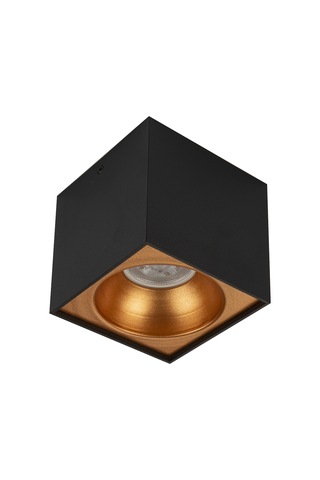 Spot Lamba Led 7W Kare Siyah-Bakır Duvar Aydınlatma Armatür