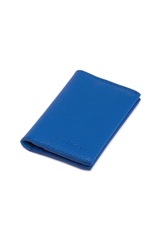 Tergan Mavi Unisex Deri Kredi Kartlık 00266H0Y