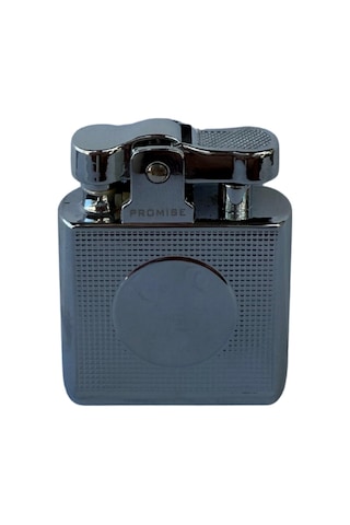 Promise Gümüş Tek Alevli Benzinli Çakmak