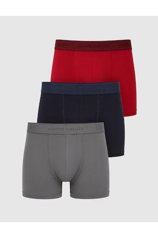 Pierre Cardin Çok Renkli Modal Karışımlı 3'lü İç Giyim Boxer Set 50332534-999