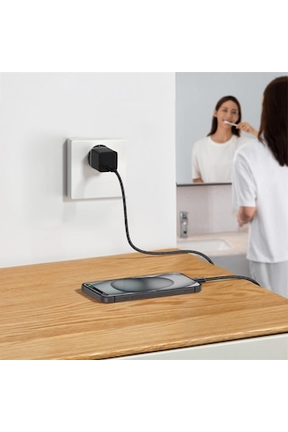 Baseus  Mini 1c 20w Ab Gan5 Hızlı Şarj Cihazı Siyah