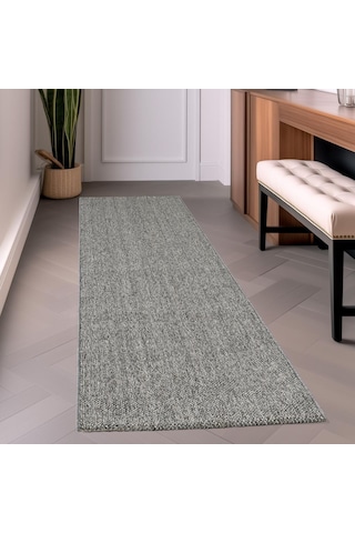 Yumuşak Bukleli Gri Halı Oturma Odası Salon Mutfak Koridor Antre Balkon Çocuk Odası Halısı