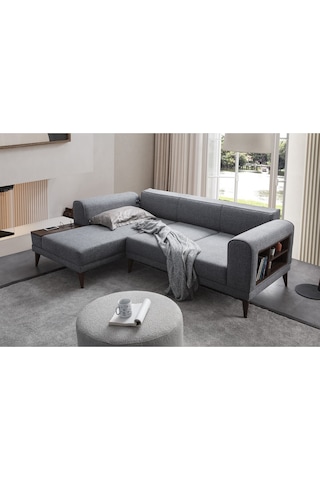 Drog Köşe Koltuk Takımı Gri Antrasit