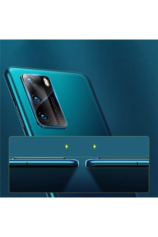 Baseus Huawei P40 Kamera Koruyucu Kırılmaz Cam 2Adet Set Şeffaf (119841089)