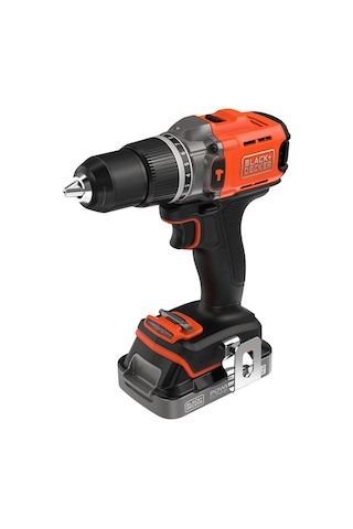 Black+Decker BCD383D1XK-QW 18V 1 Battery Hammer Drill Kitbox 1AM Set