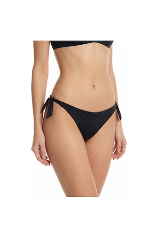 Loya Kadın Siyah Basic Yandan Bağlamalı Brazilian Tek Alt Bikini