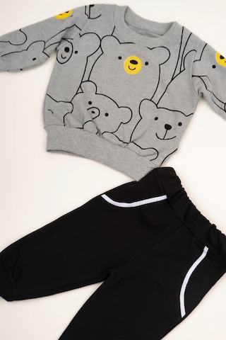 Mai Perla Smile Bear Nose 2 Li Unisex Bebek Alt Üst Takım