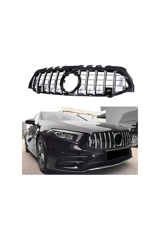 Mercedes W177 Gtr Ön Panjur Izgara Seti Krom-siyah 2018 Sonrası