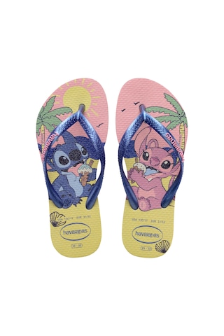 Havaianas Kıds Slım Dısney Stıtch Kız Çocuk Parmak Arası Terlik 4150250 4150250 9256 Krema