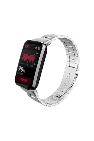 Xiaomi Mi Band 7 Pro Krd-04 Metal Kordon-gümüş