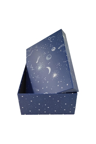 Gıpta Cosmıc Dikdörtgen Hediyelik Boş Kutu No:4 - 19cmx26cmx11cm