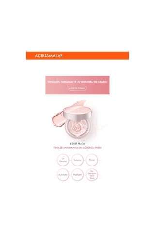 Lexroo Ton Eşitleyici Aydınlık Görünüm Sağlayan Kapatıcı Krem Glow Tone Up Rose Pact