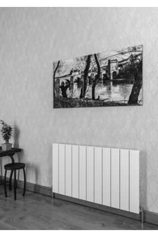 Warma Drama Yatay Alüminyum Radyatör 1040x600 Pütürlü Antrasit 7946