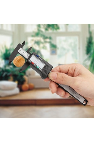 0-100mm Dijital Kumpas Elektronik Lcd Ekranlı Hassas Ölçüm Aleti Takı Ve Dıy İçin