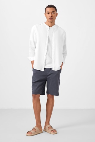 Tommylife Gri Standart Fit Dokuma Hafif Esnek Chino Erkek Şort - 81291 Gri