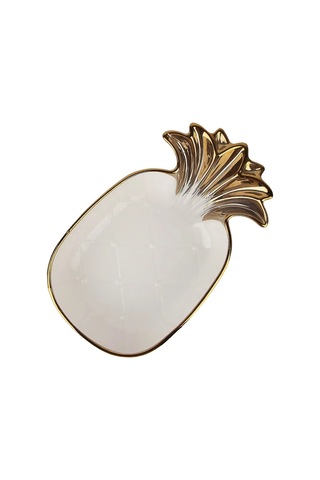 Nouvelle "marshmallow" Porselen Ananas Şeklinde Salata Kasesi 1400 Ml 169079698 Beyaz