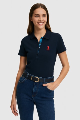 U.S. Polo Assn. U.s. Polo Assn. Kadın Lacivert Tişört Basic 50321798-vr033