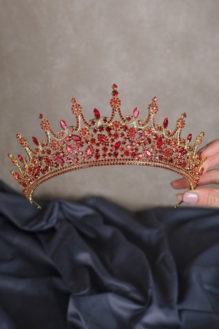 FdayAksesuar En Güzel Gelinlere Özel Leonis Prenses Model Gelin Kına Tacı FRDY31654