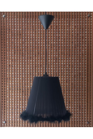 N-50 Siyah Organze Yatak Odası Çocuk Ve Bebek Odası Avize Siyah