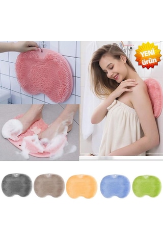Banyo Matı Duş Masaj Matı Banyo Paspası Seti Vantuzlu Ayak Sırt