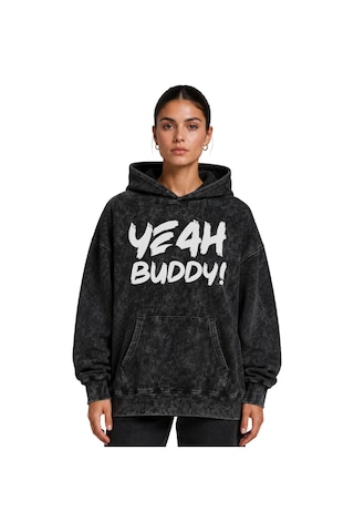 Sevbano Ronnie Coleman Fitness Bodybuilding Gym Baskılı Unisex Oversize P Siyah