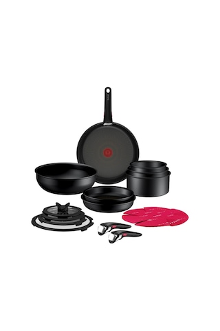 Tefal Ingenio Unlimited 6x Maxi Büyük Tava Tencere Seti - 22 Parça Siyah