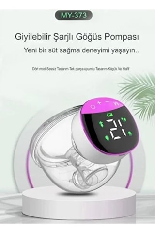 2 Adet Elektrikli Giyilebilir Süt Pompası I Kablosuz Süt Pompası I Taşınabilir Süt Pompası