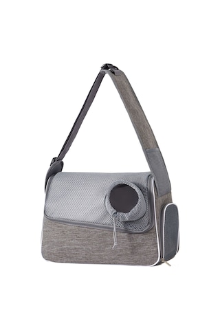 Vkemall Hafif透气牛津布宠物 Taşıyıcı Çanta - Köpek/kedi İçin En 6kg, Çapraz Çantolu Gri Model