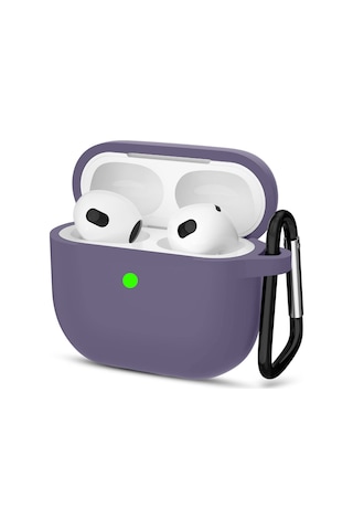 Airpods 3. Nesil İle Uyumlu Premium Lansman Serisi Kadife İç Astarlı Darbe Emici Silikon Kılıf Pembe