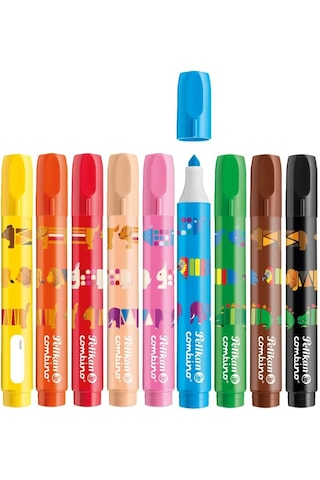 Pelikan Combino Super 9'lu Jumbo Keçeli Boya Kalemi / 814553