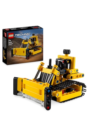 LEGO® Technic Ağır İş Buldozeri 42163 7+ İnşaat Aracı İçeren Yaratıcı Oyuncak Yapım Seti - 195 Parça