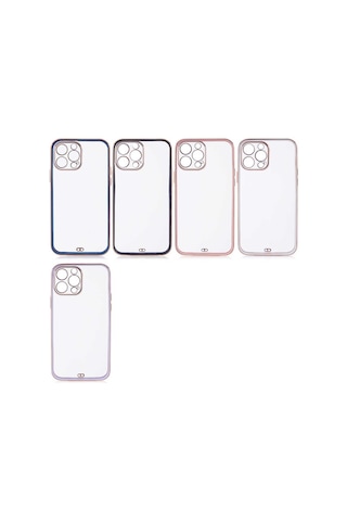 Zeyline Apple Uyumlu iPhone 13 Pro Max Zore Voit Clear Kapak-lacivert