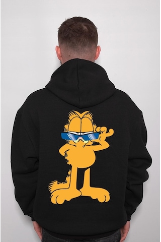 Garfield Cat Gözlüklü Kedi Hippi Sweatshirt Unisex Kapüşonlu Hoodie 001