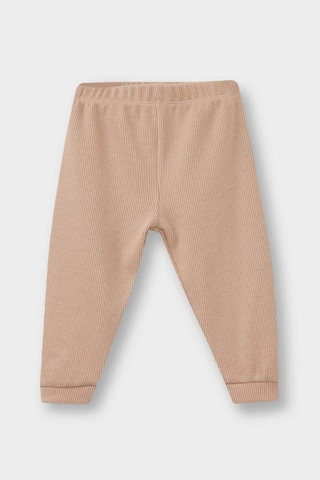 Defacto Erkek Bebek Pijama Takımı Uzun Kollu Waffle Üst Uzun Alt G1520a525wnbg222 Bej-bg222