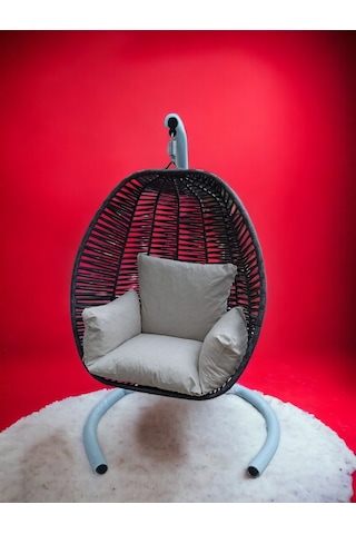 İstanbulmob Bahçe Balkon Salıncak Antrasit