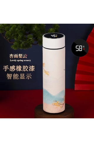 Çin Tarzı Termo Şişe Fincan Akıllı Sıcaklık Göstergesi İçme İsı Diğer Çok Renkli