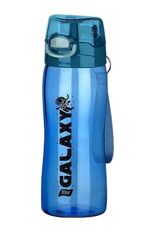 Titiz Rio Matara 750 Ml Mavi Renk -kapaklı- Pipetli, Bpa İçermez,kapak Koruma Su Matarası Çok Renkli