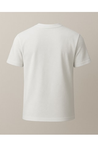 Mersedes Baskılı T-shirt Beyaz