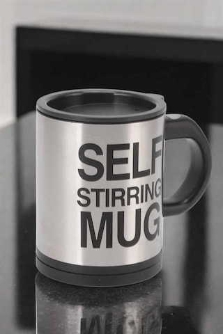 Yazılı - 656 - Mug Kupa Karıştırıcı Özelliği Ve - Csmo-tex - Paslanmaz Çelik