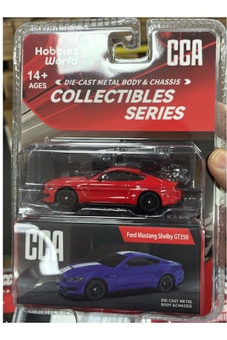 Cca Collectibles Series Ford Mustang Shelby Gt350 Mavi 1/64 Model Araba