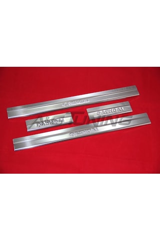 Nissan Qashqai Krom Kapı Eşiği 2014 Üzeri 4Prç Paslanmaz Çelik N11.4610