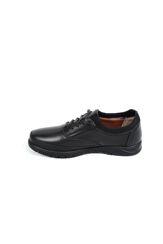 Dropland 7863-2 Antik Siyah %100 Deri Erkek Casual Ayakkabı Siyah