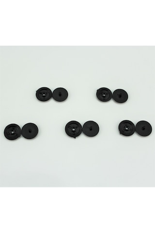 30Lu Set- Siyah Emniyet Kemeri Klipsi Dügmesi Stop Dügme Toka 549579464