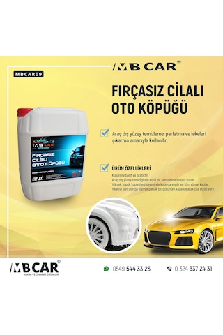 Fırçasız Cilalı Oto Köpüğü