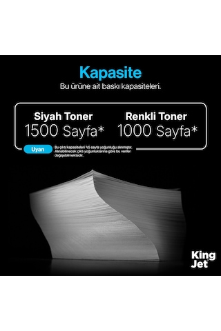 Kingjet Samsung Uyumlu Clt-k409s Standart Kapasiteli 4 Renk Takım Çipli Uyumlu Toner Clp-310